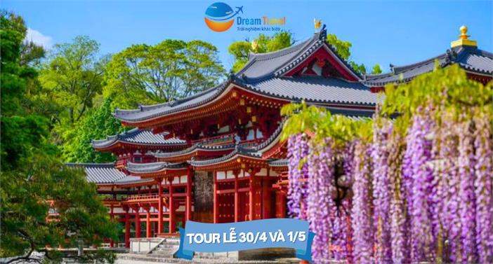 Tour Nhật Bản Ngắm Hoa Tử Đằng Lễ 30/4/2025